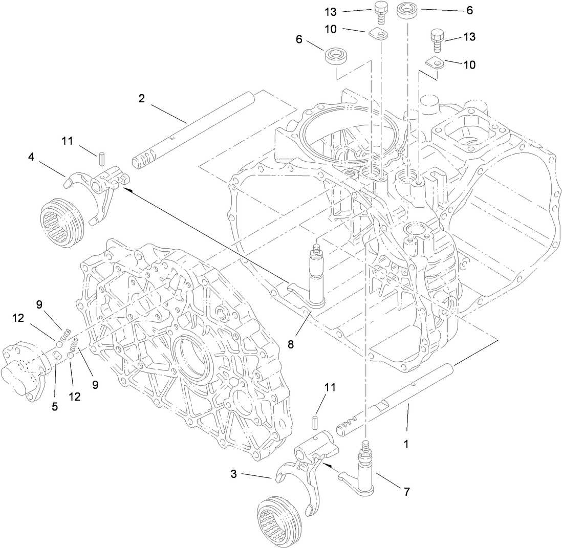 Main Shift Assembly Transaxle Assembly No. 115-7783