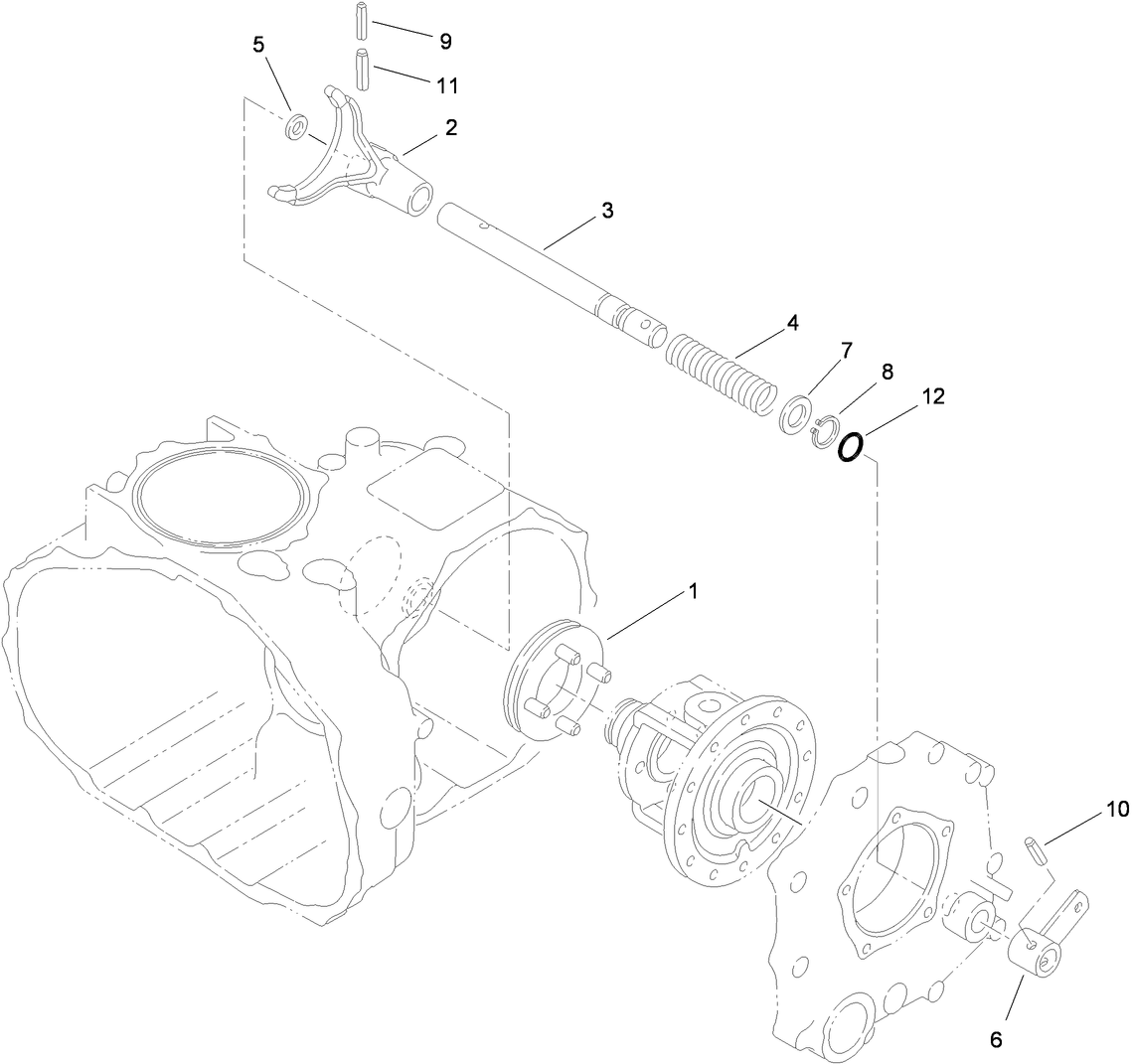 Differential Lock Assembly Transaxle Assembly No. 115-7783