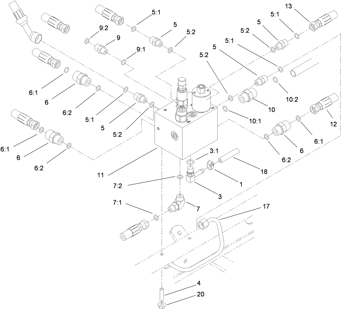 Manifold Block Installation Assembly
