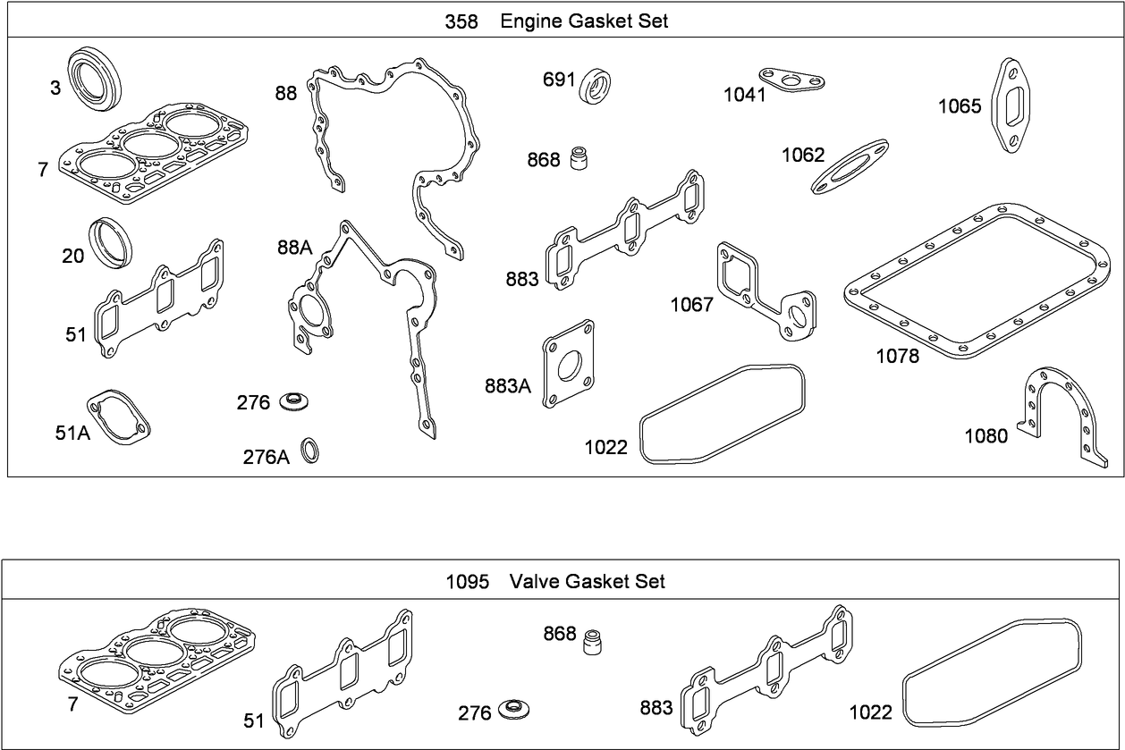 Engine Gasket Set
