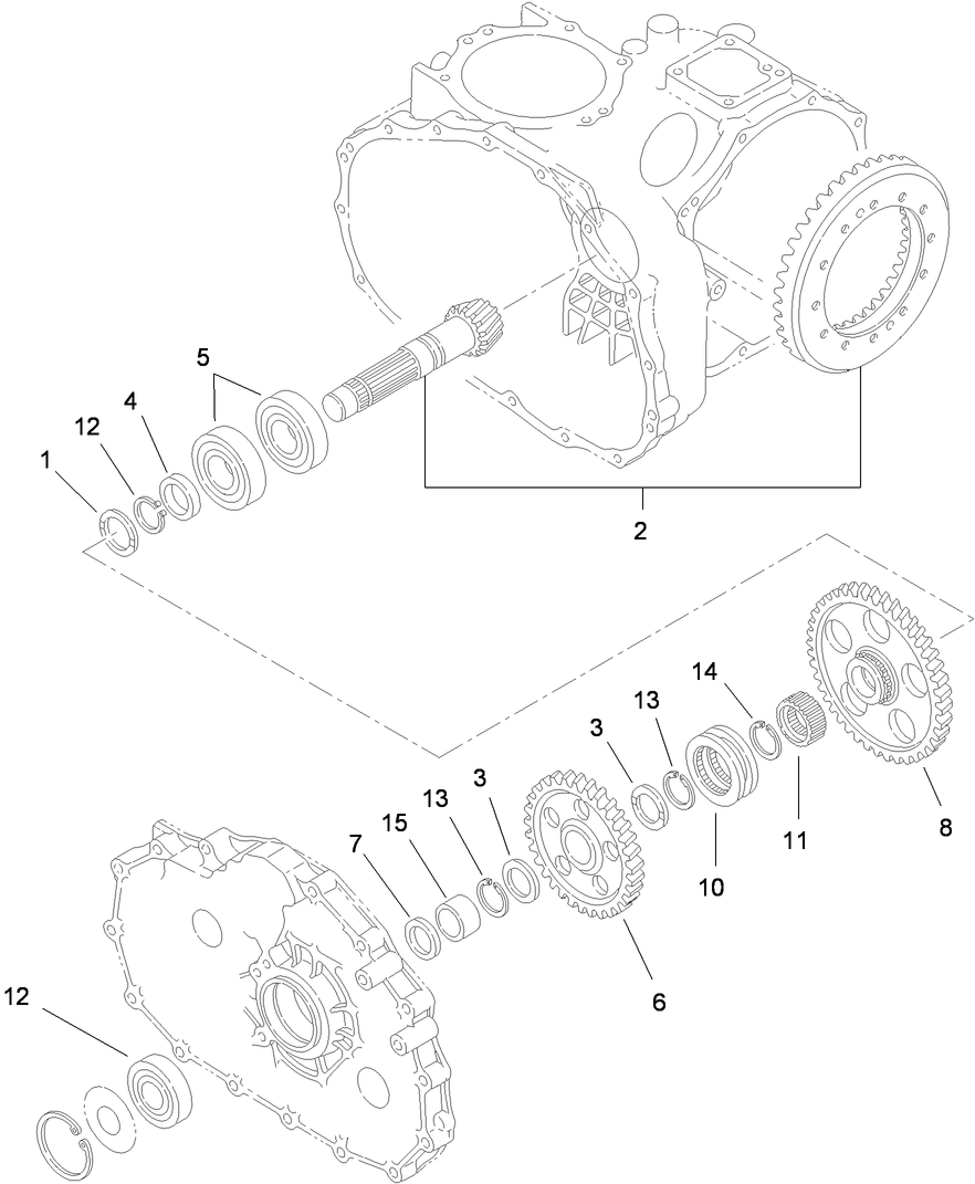 Countershaft Assembly Transaxle Assembly No. 115-7783