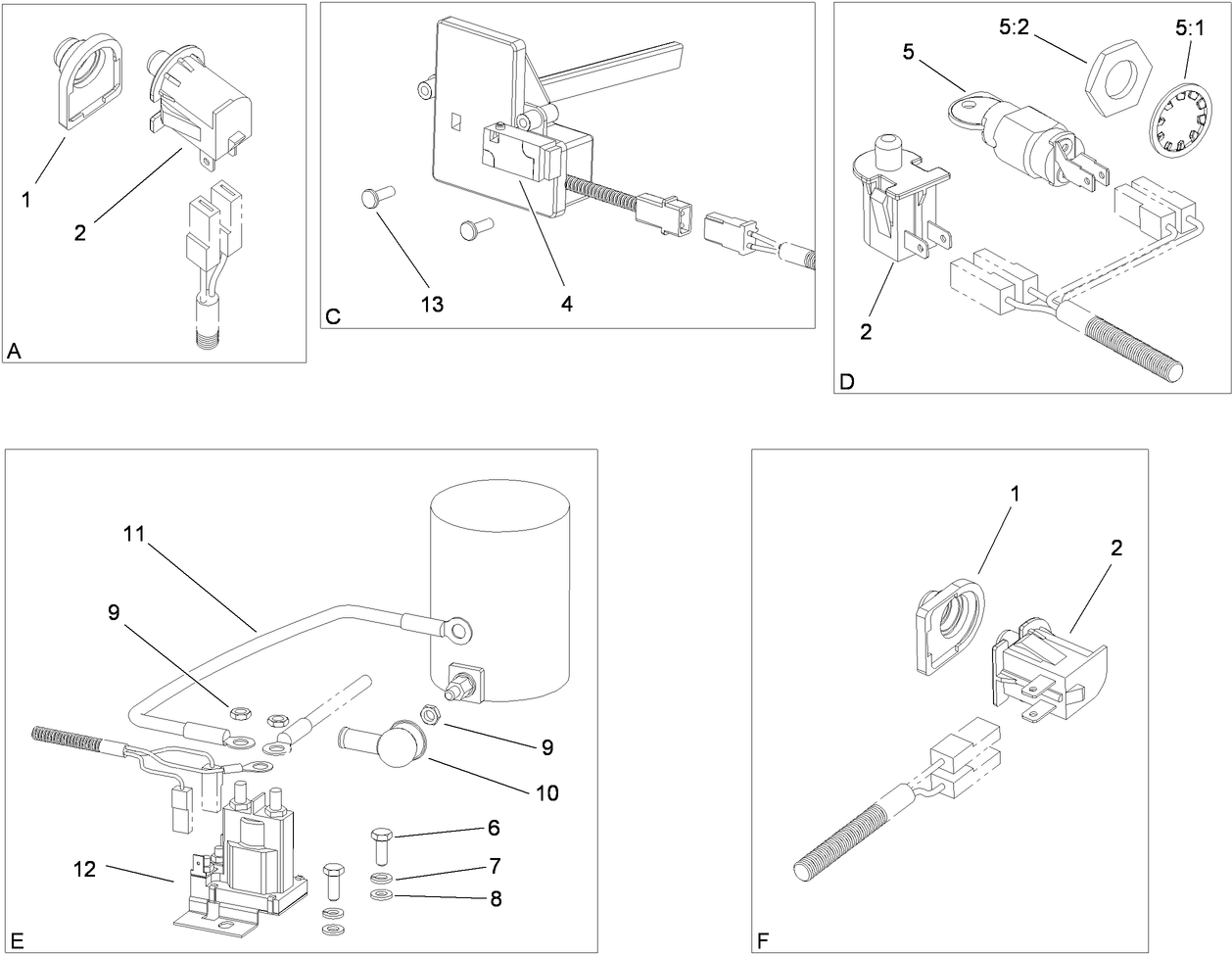 Electrical Switch No. 1 Assembly