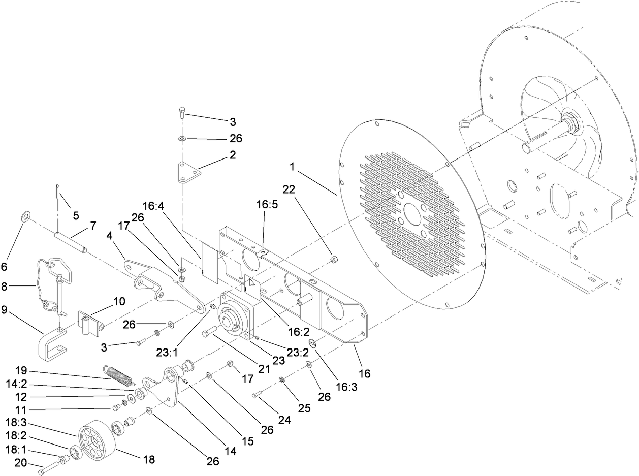 Bearing and Screen Assembly
