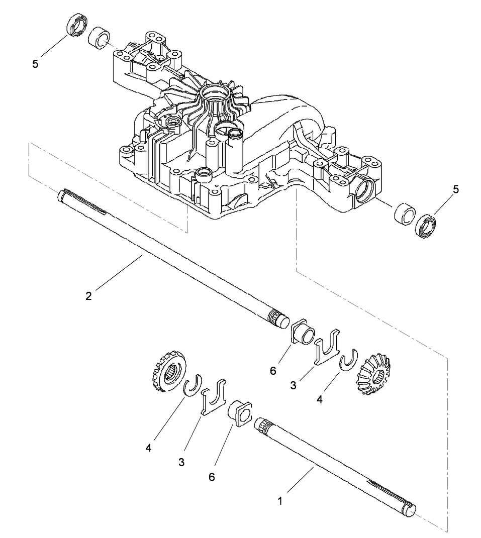Axle Shaft Assembly Transmission Assembly No. 114-3155