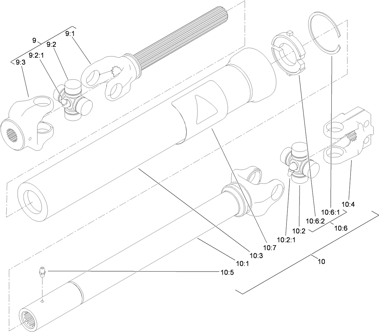 Drive Shaft Assembly No. 104-0264