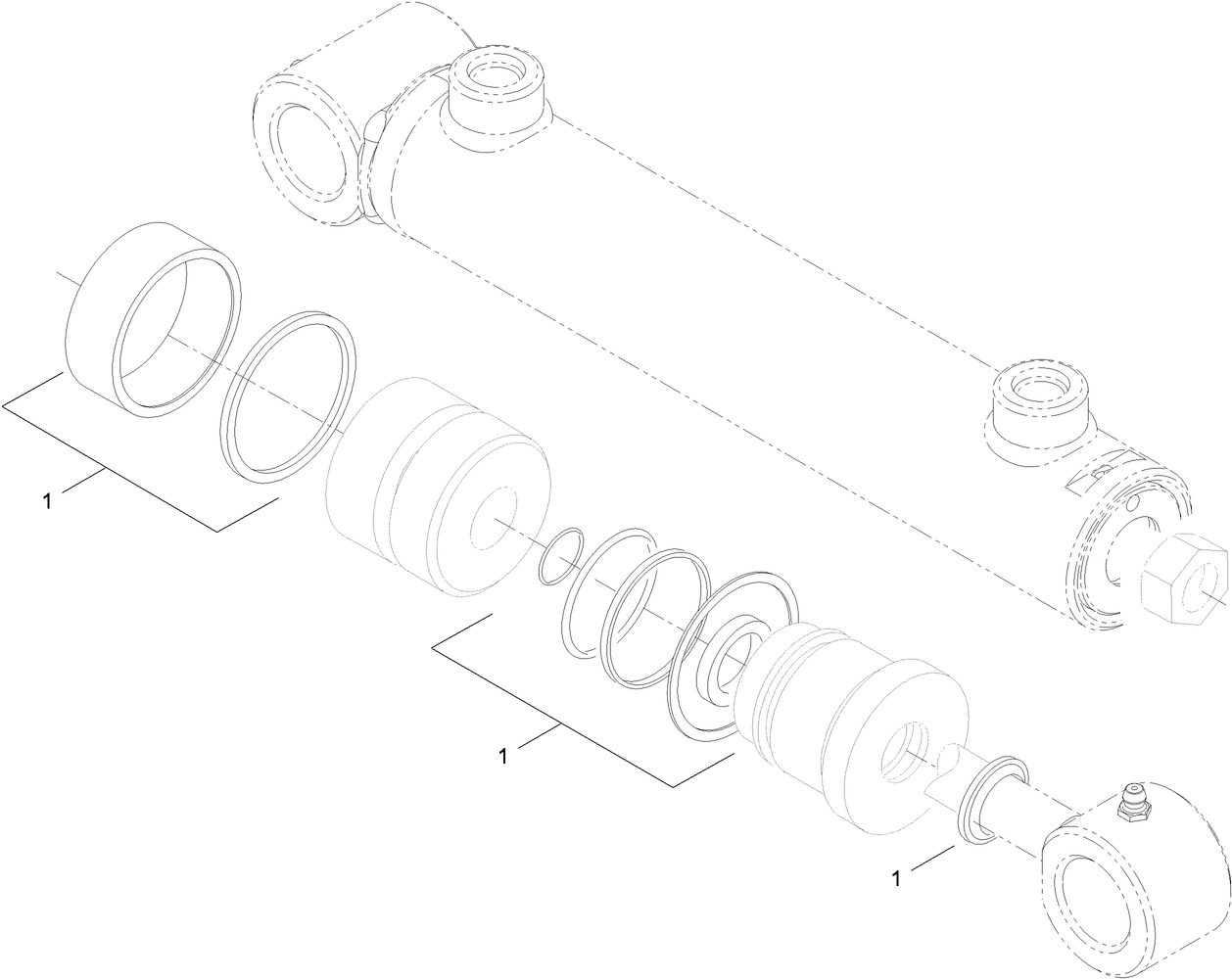 Hydraulic Cylinder Assembly No. 107-1979