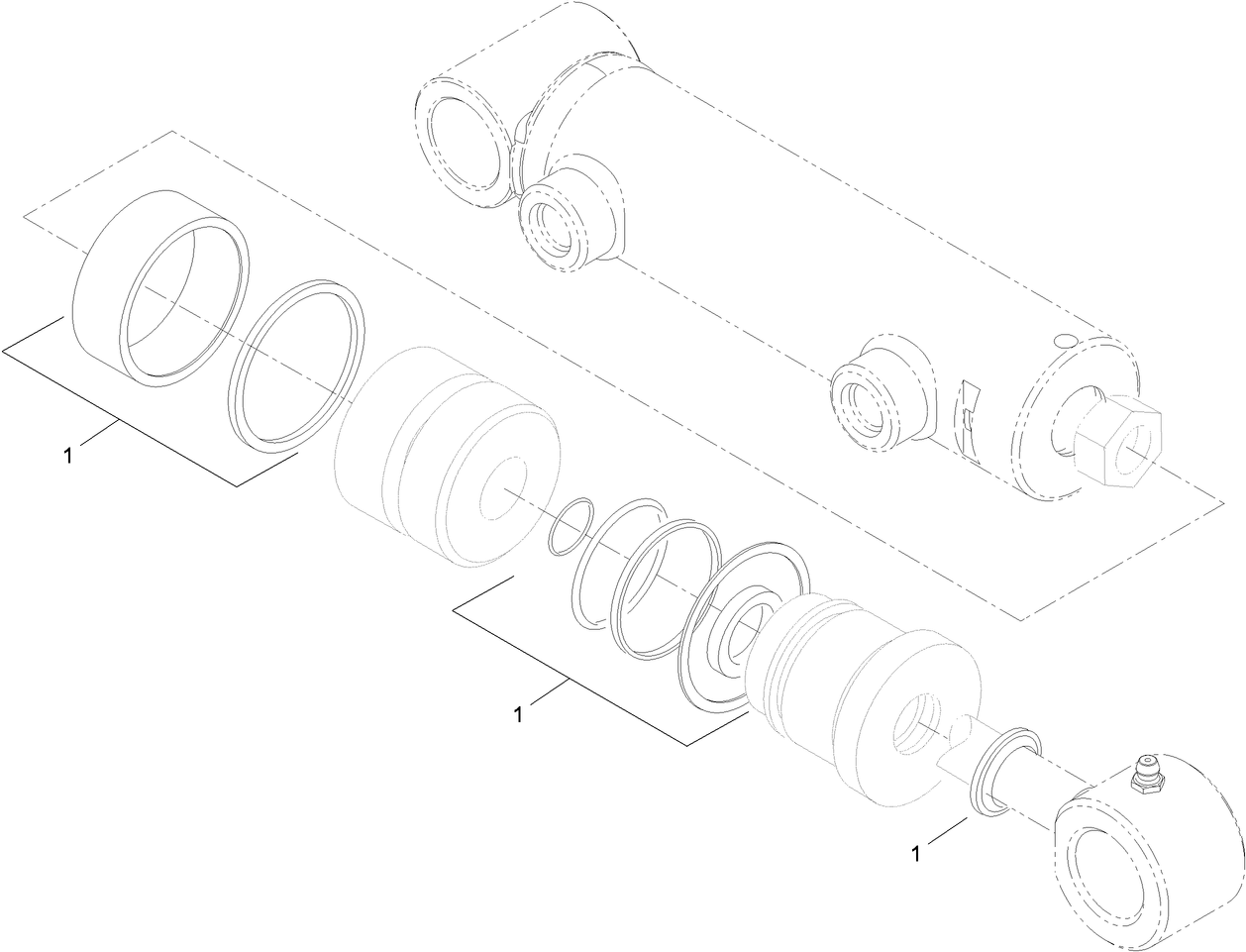 Hydraulic Cylinder Assembly No. 107-1978