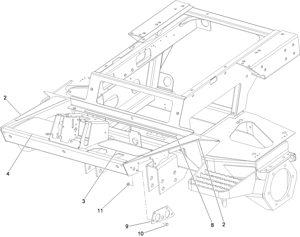 Front Frame Assembly No. 115-4392