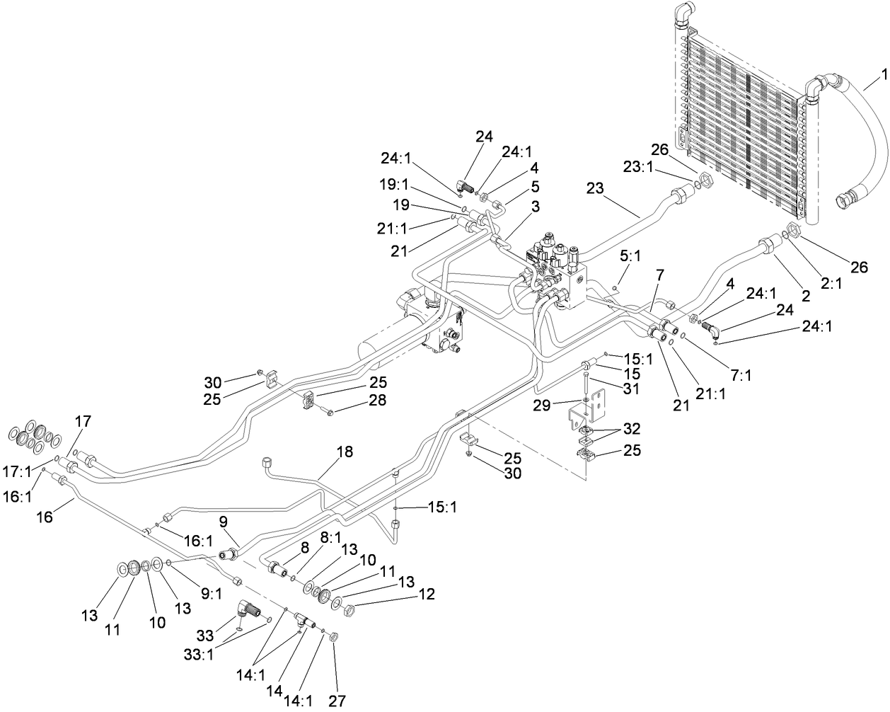 Mow Hydraulic Assembly