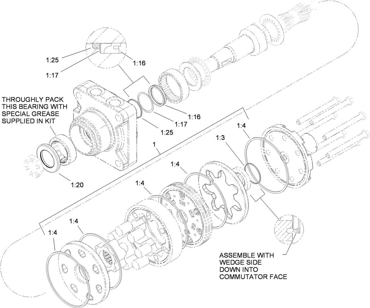 Hydraulic Motor Assembly No. 114-8857