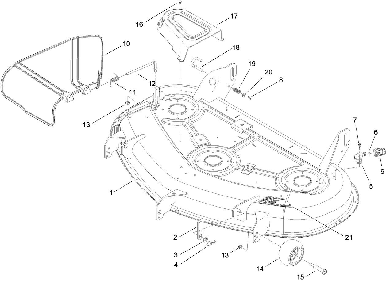 50 Inch Deck Assembly