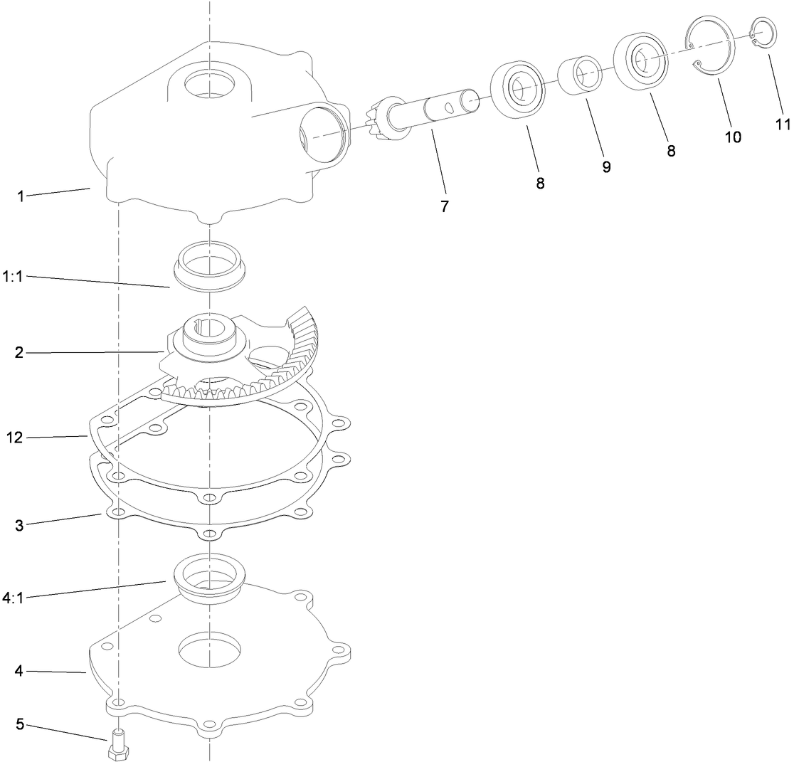 Steering Box Assembly No. 107-3526