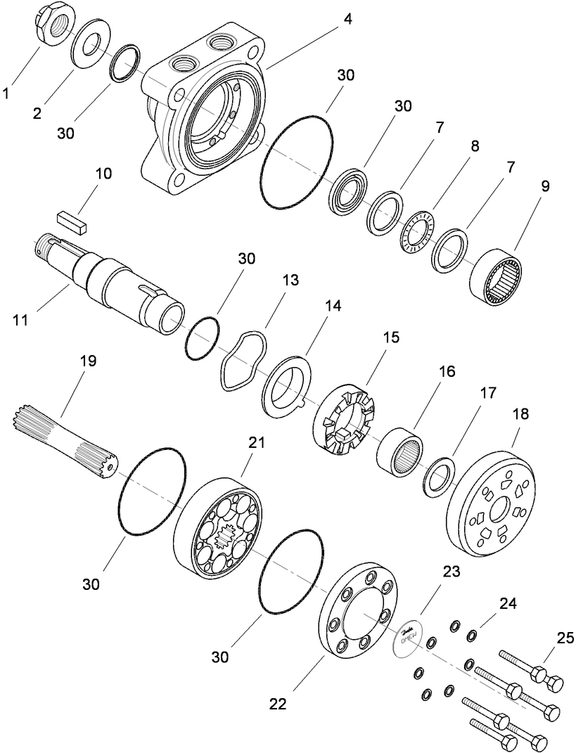 Hydraulic Motor Assembly No. 106-8808