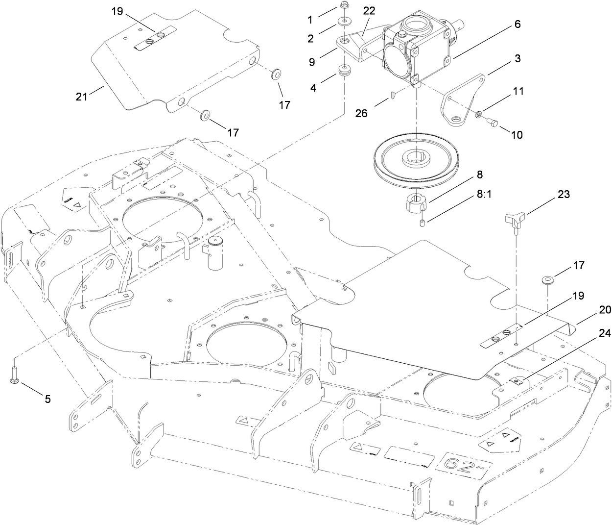 Cover and Gearbox Assembly