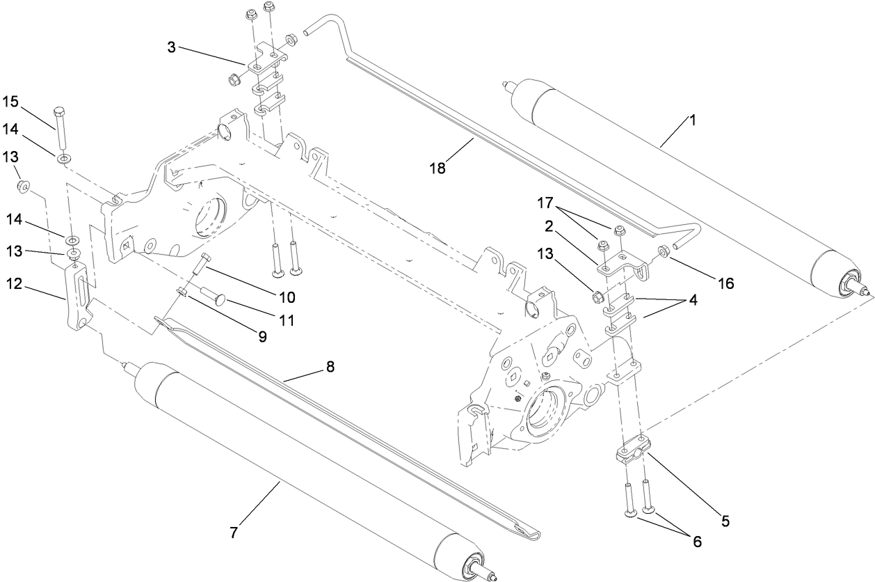 Roller and Scraper Assembly