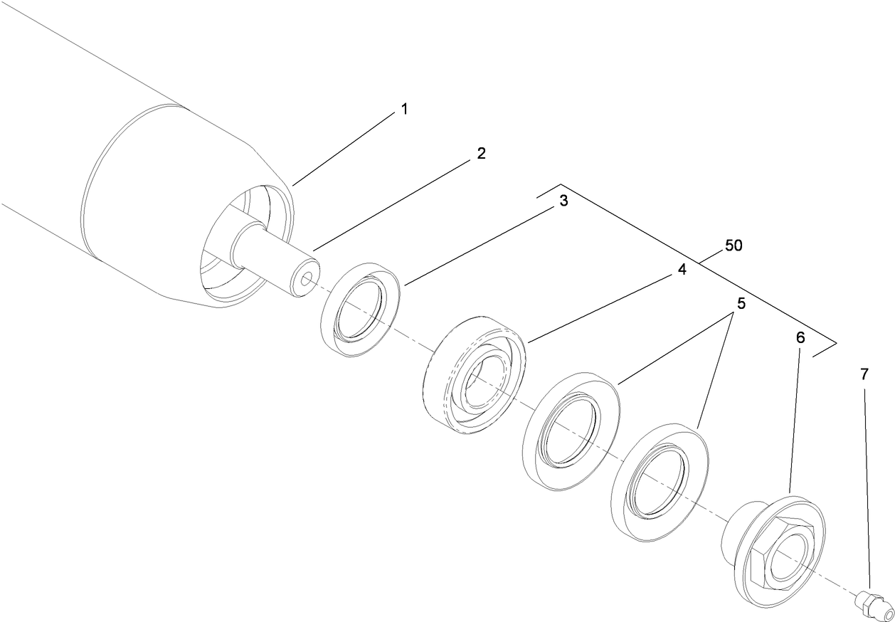 2.5-Inch Rear Roller Assembly No. 117-3756