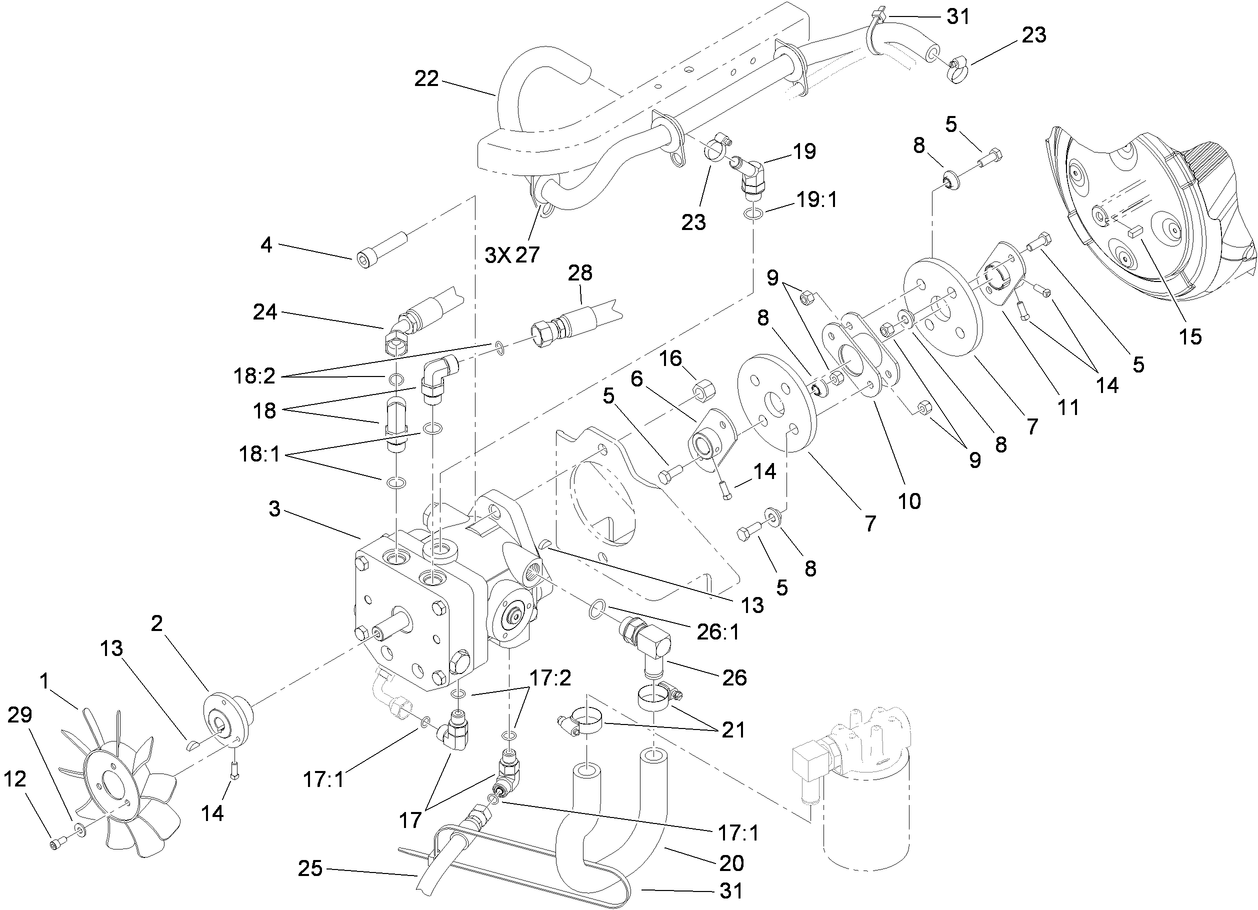 Pump and Coupling Assembly