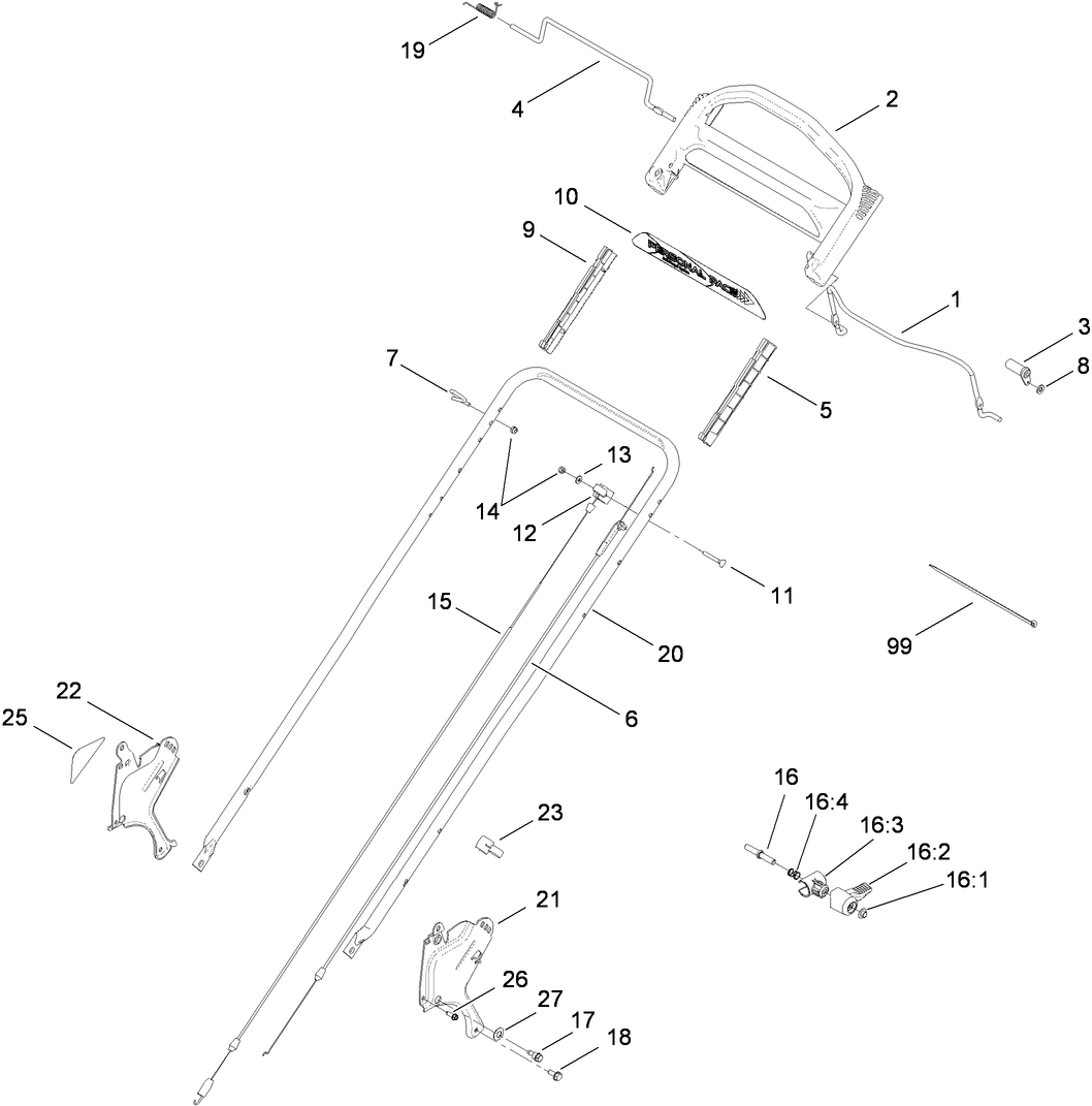 Handle and Control Assembly