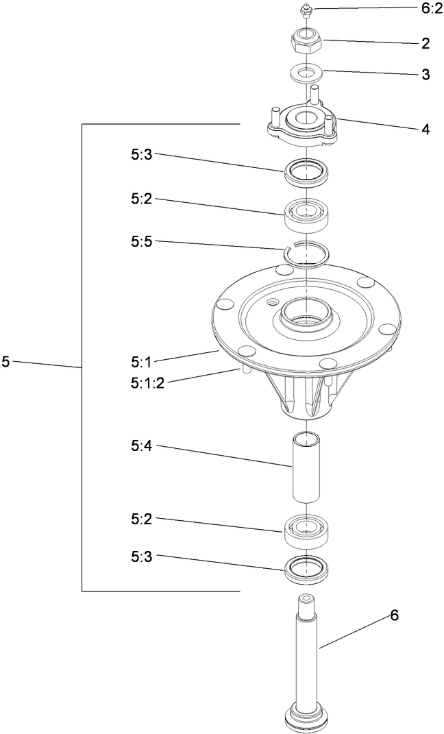 Spindle Assembly No. 117-6158