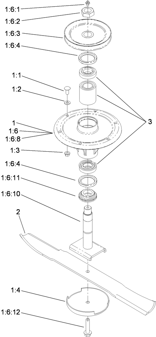Spindle And Blade Assembly