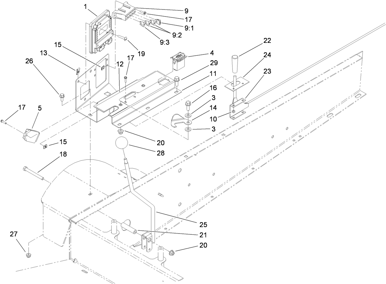 Lower Control Panel Assembly