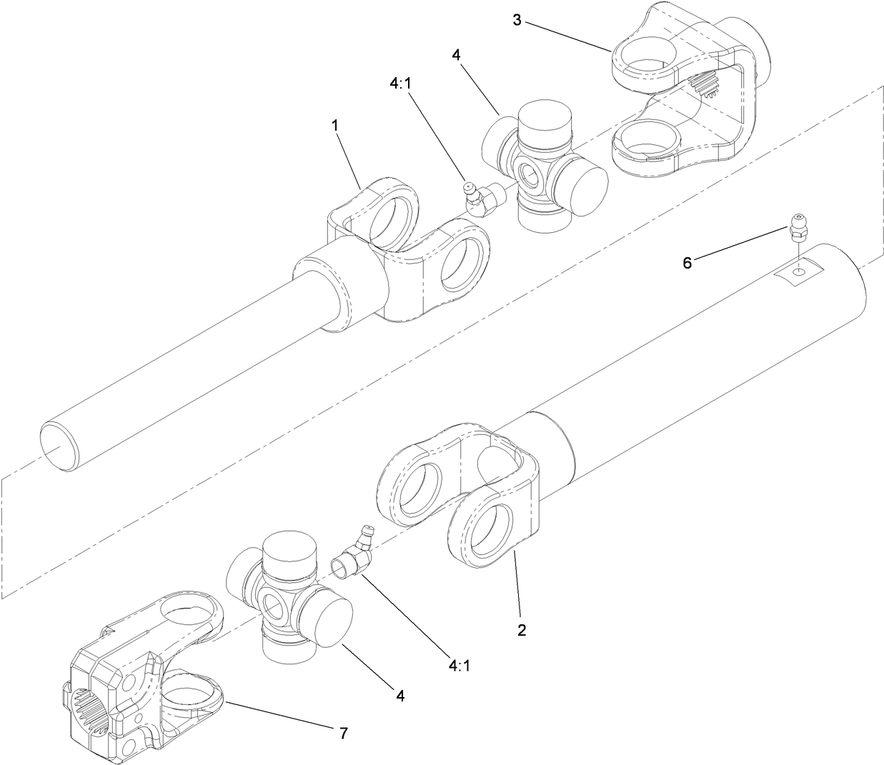 Drive Shaft Assembly No. 93-9962