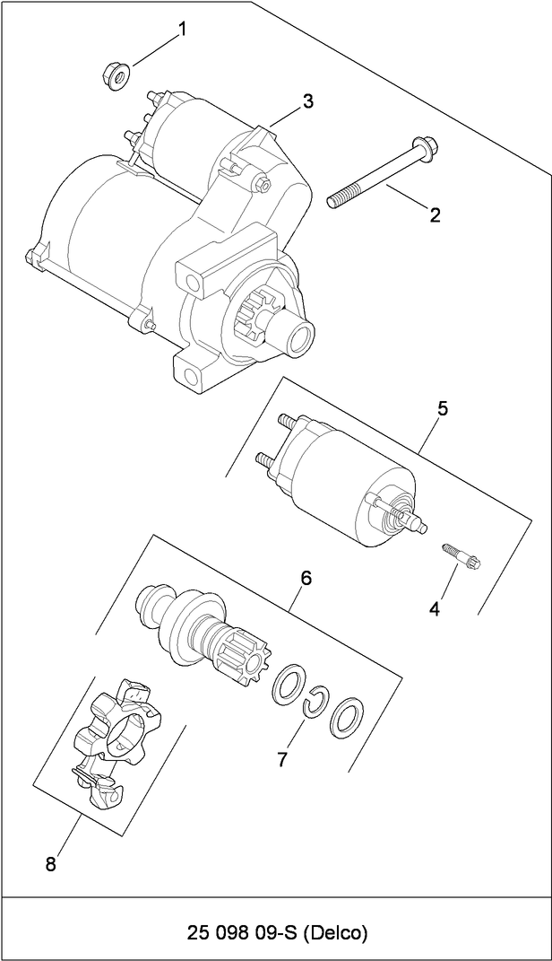 Starter Assembly Kohler CH23S-76549