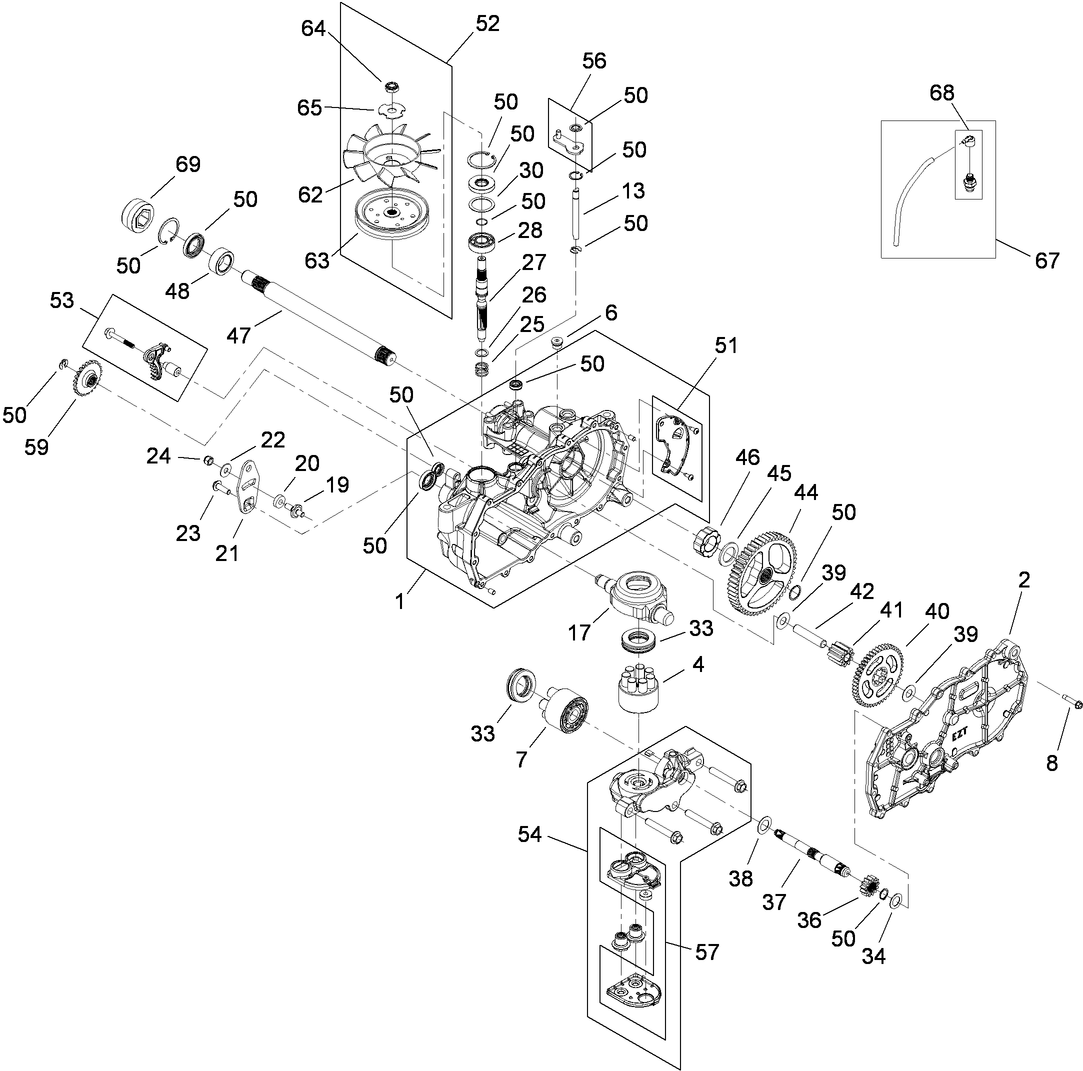 RH Hydro Assembly No. 110-6771