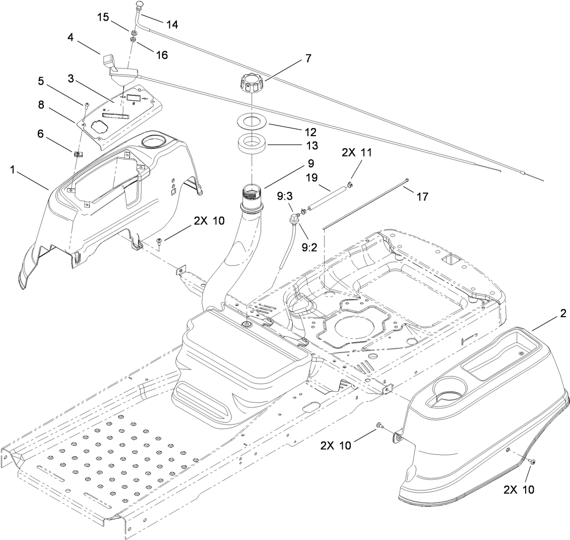 Fuel Delivery and Body Styling Assembly