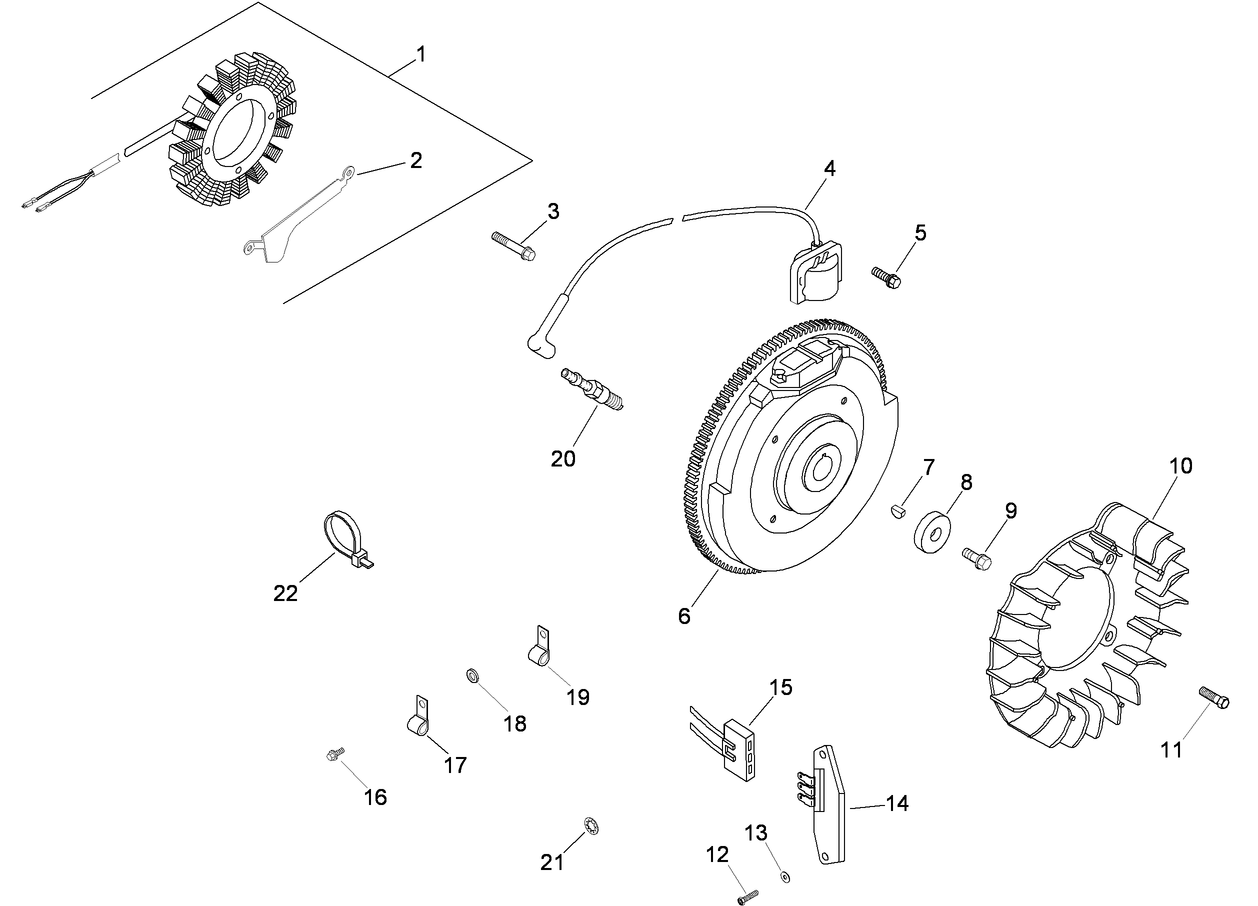 Ignition and Electrical Assembly Kohler CH23S-76549