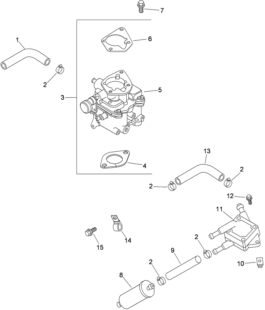 Fuel System Assembly Kohler CH23S-76549