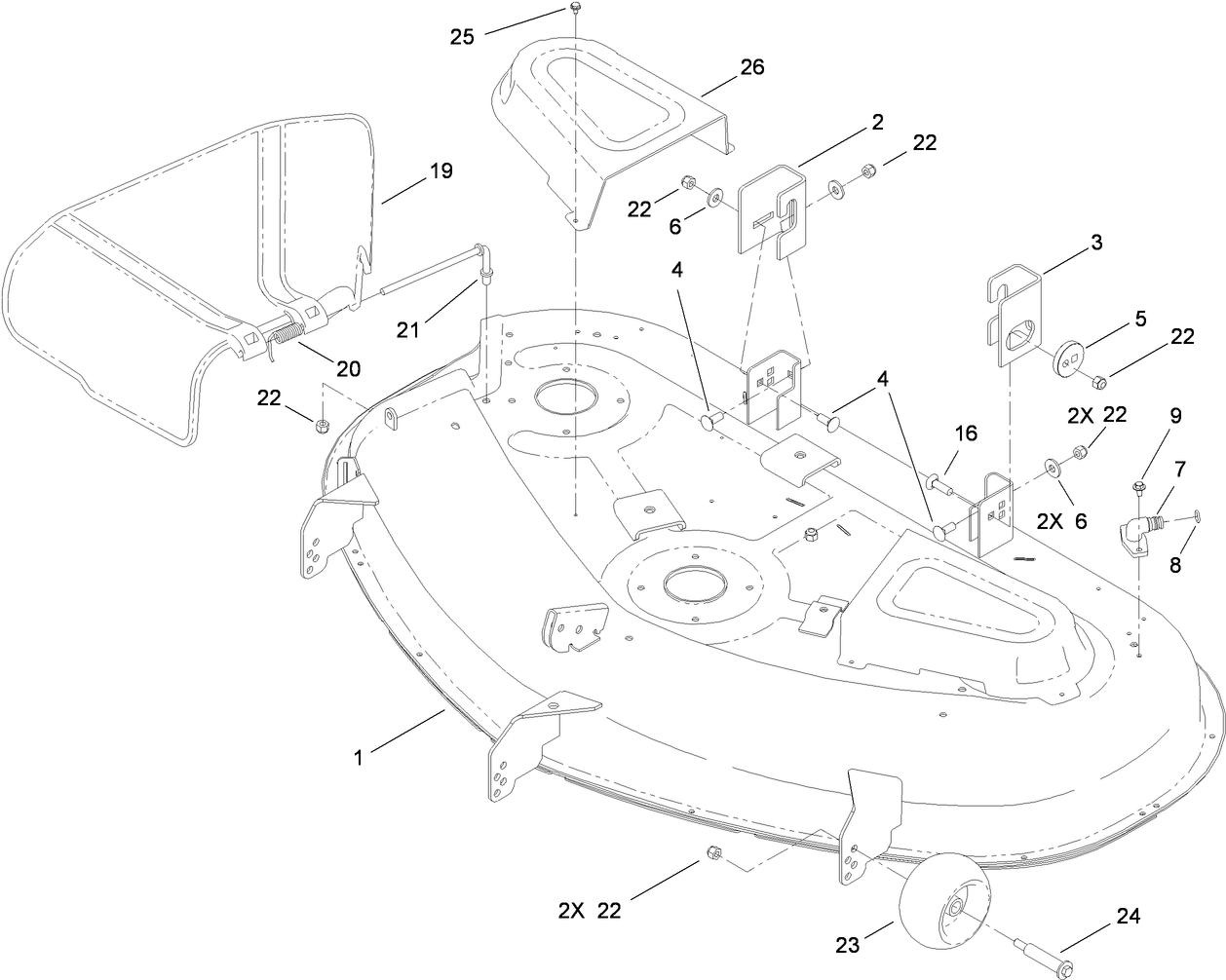 50 Inch Deck Assembly