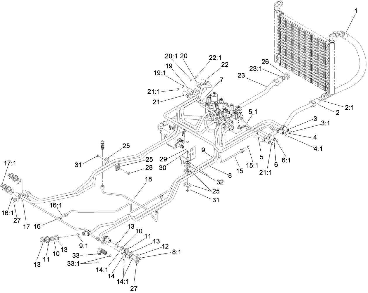 Mow Hydraulic Assembly