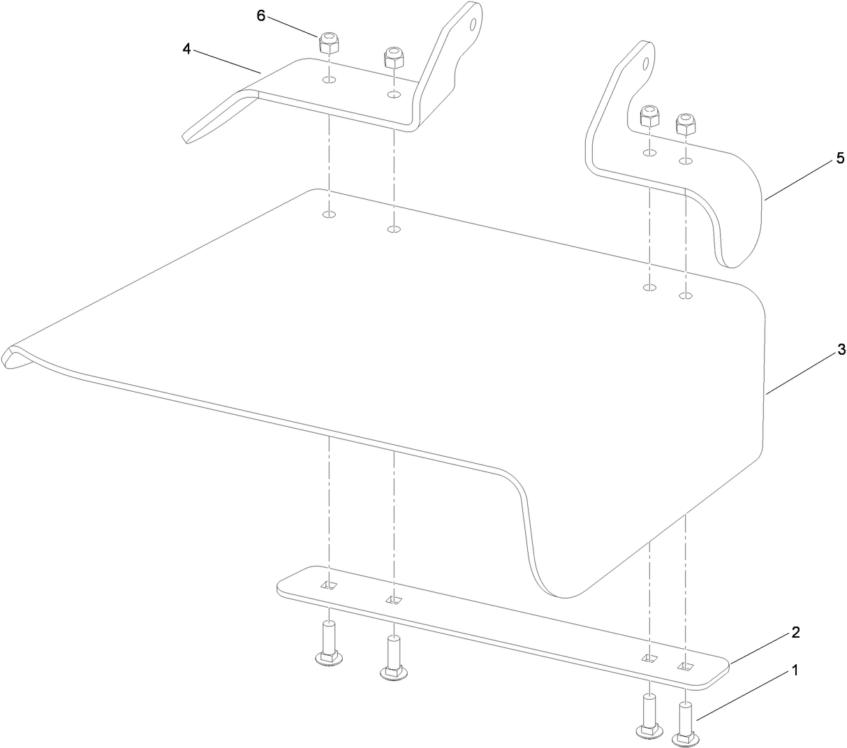Rubber Deflector Assembly No. 108-7770