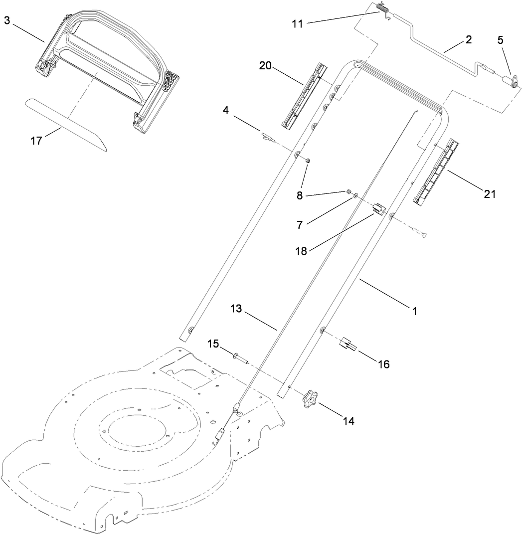 Upper Handle Assembly