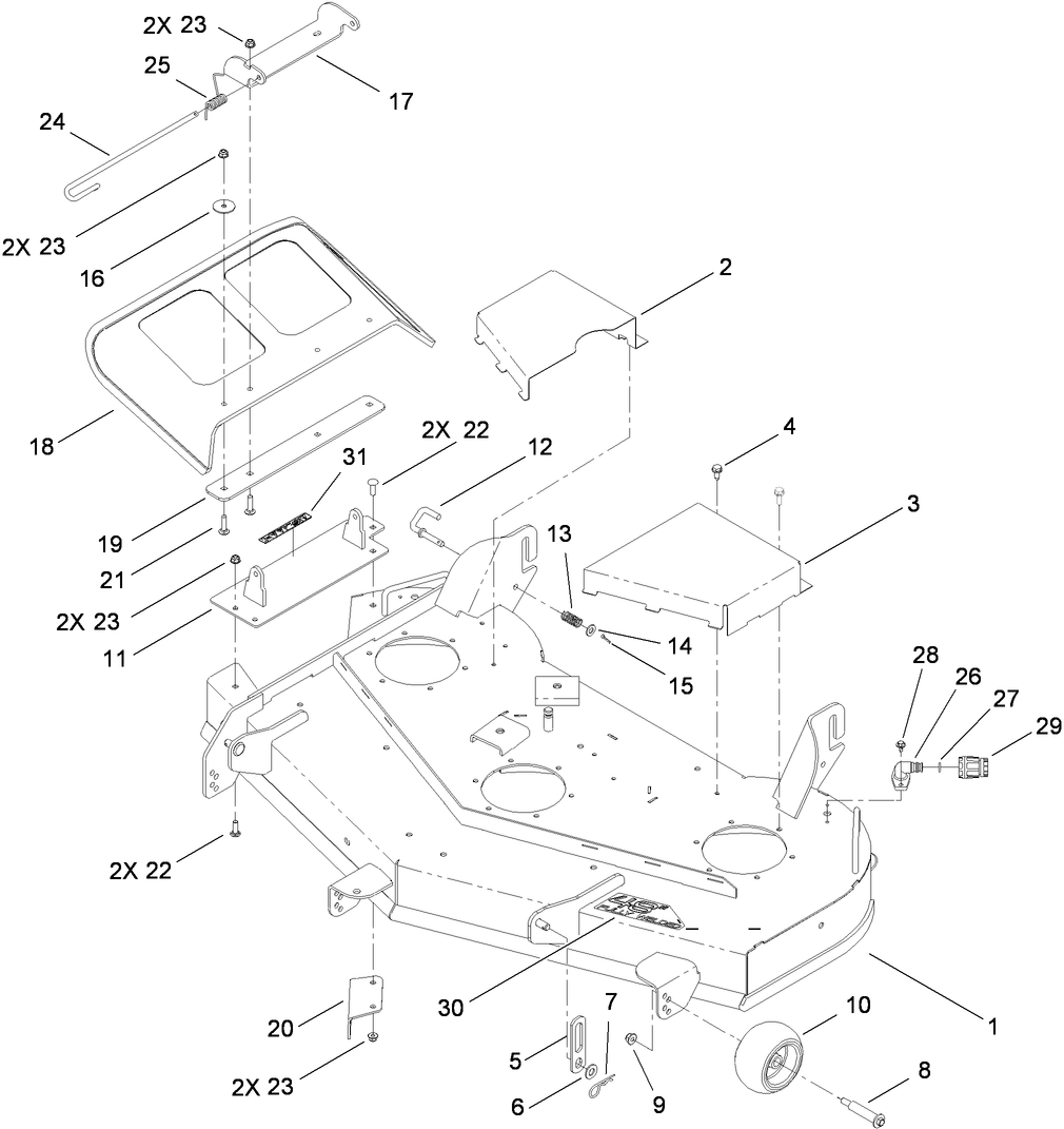 Parts – TITAN ZX4800 Zero-Turn-Radius Riding Mower | Toro