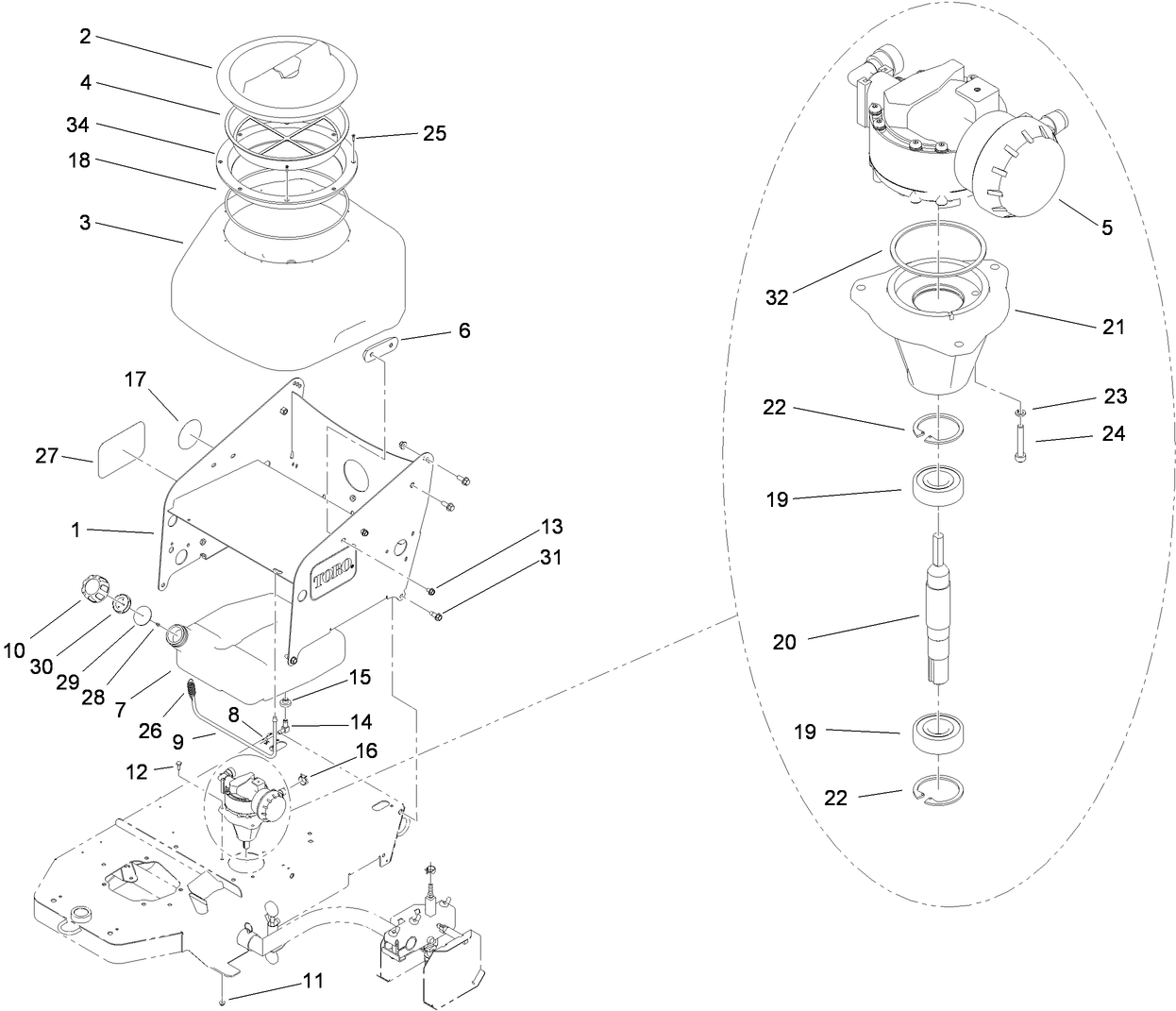 Pump and Tank Assembly
