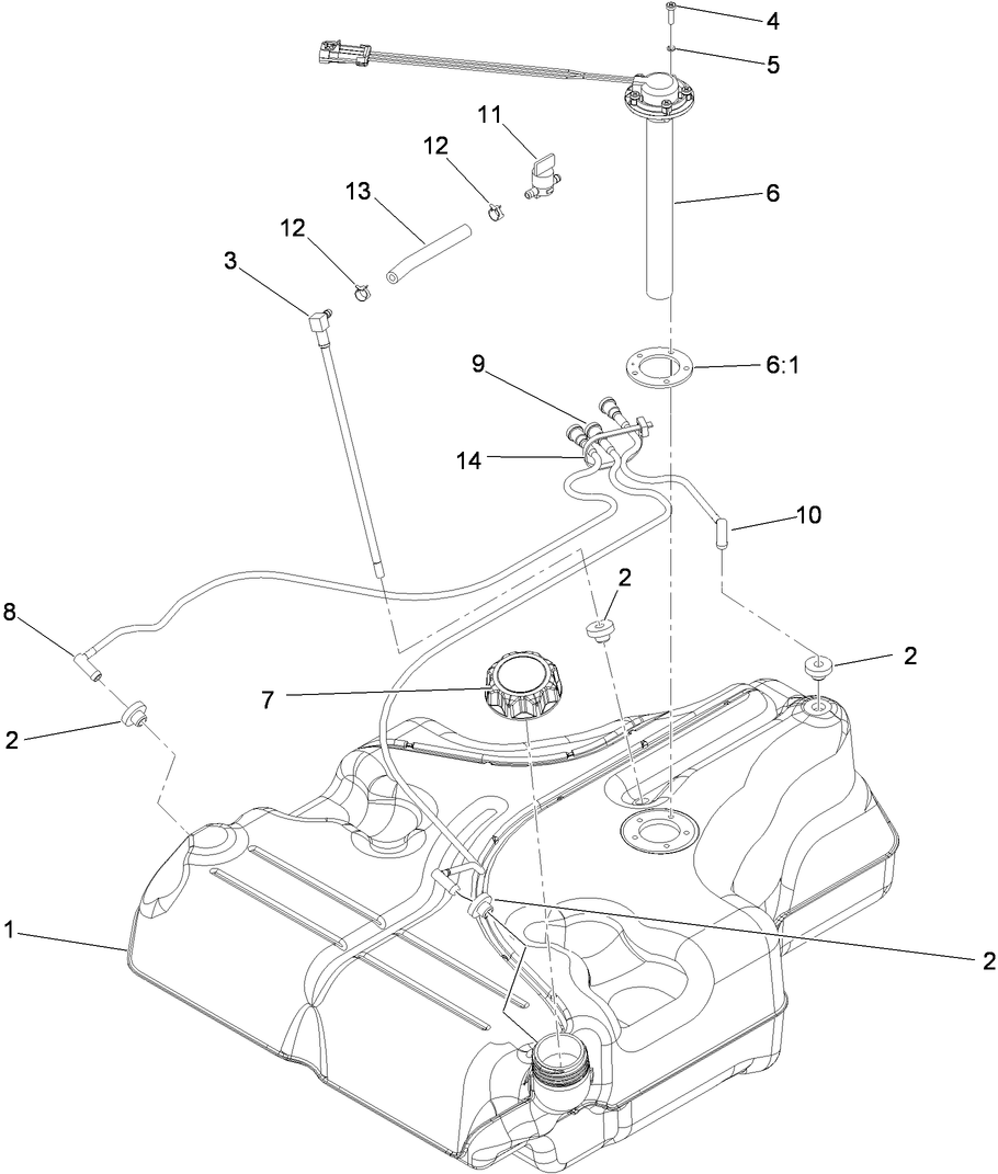 Fuel Tank Assembly No. 109-9357
