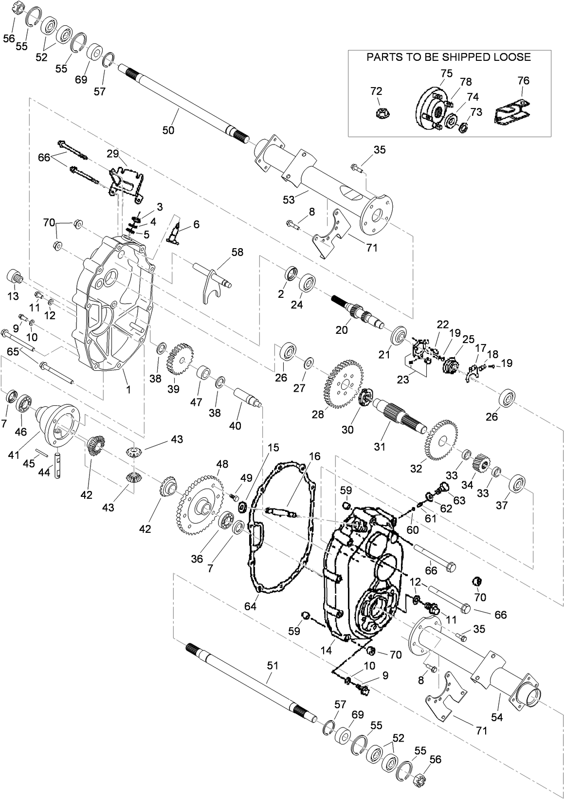 Transaxle Assembly No. 115-2300
