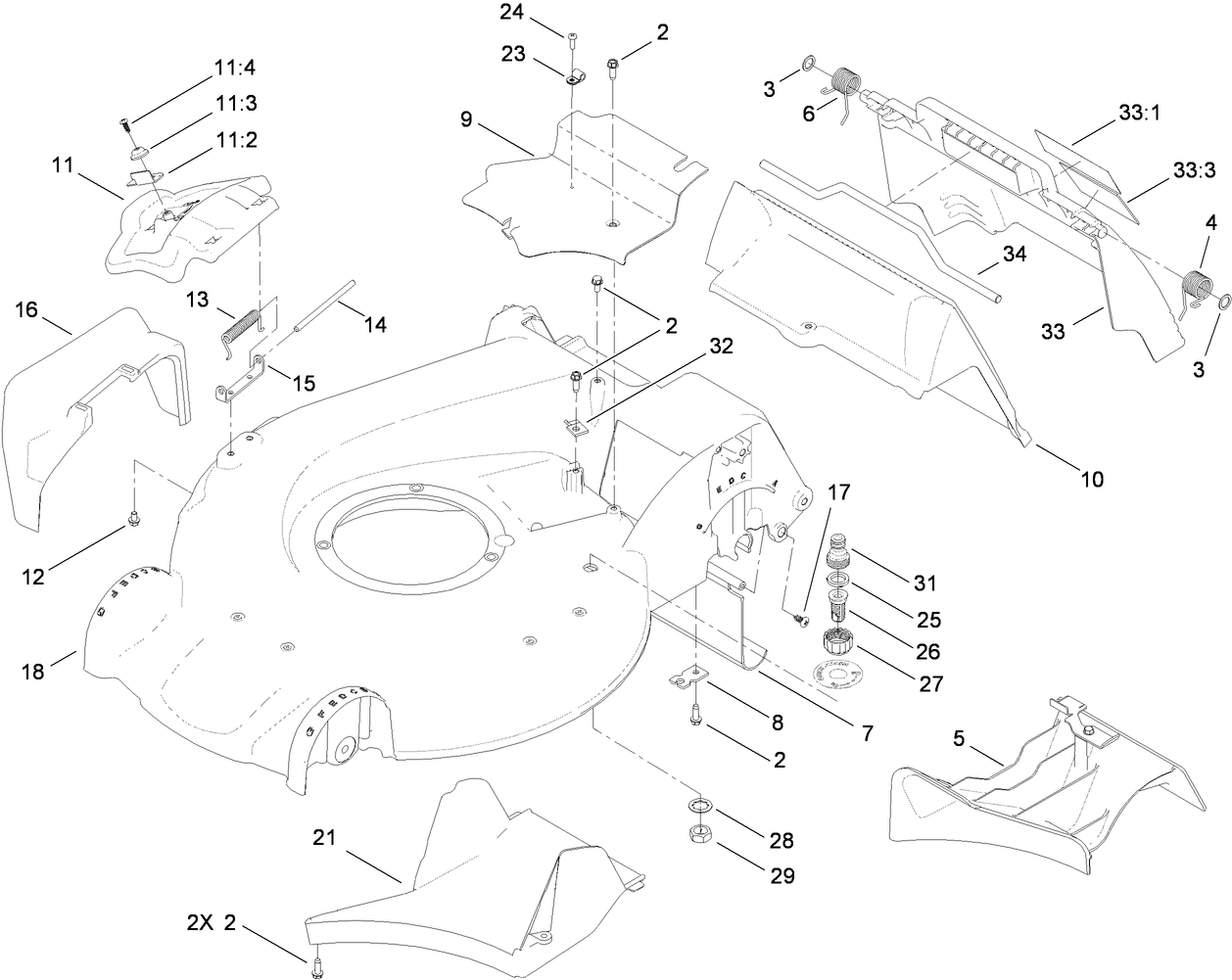 Housing and Rear Door Assembly
