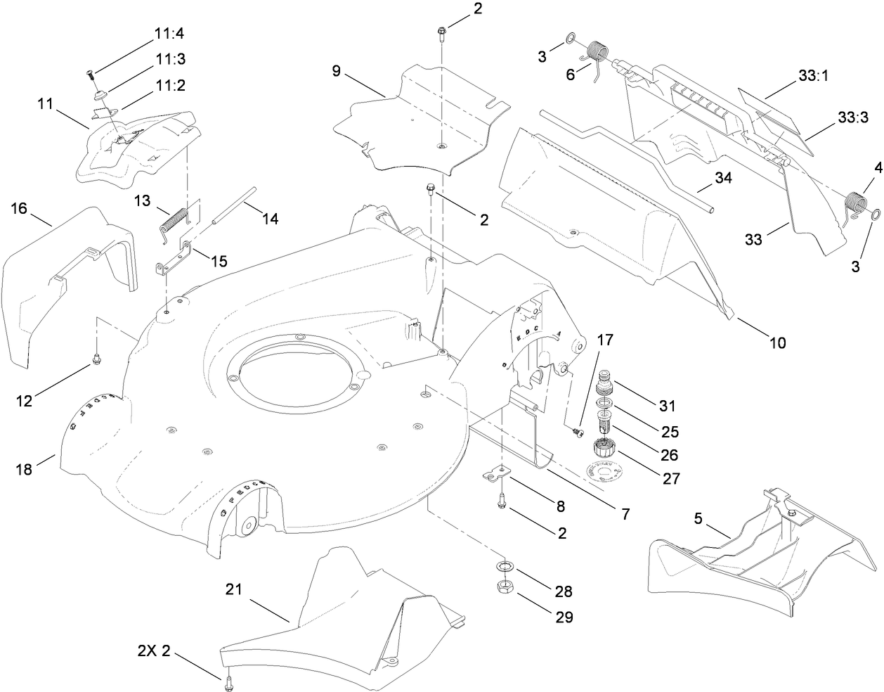 Housing and Rear Door Assembly