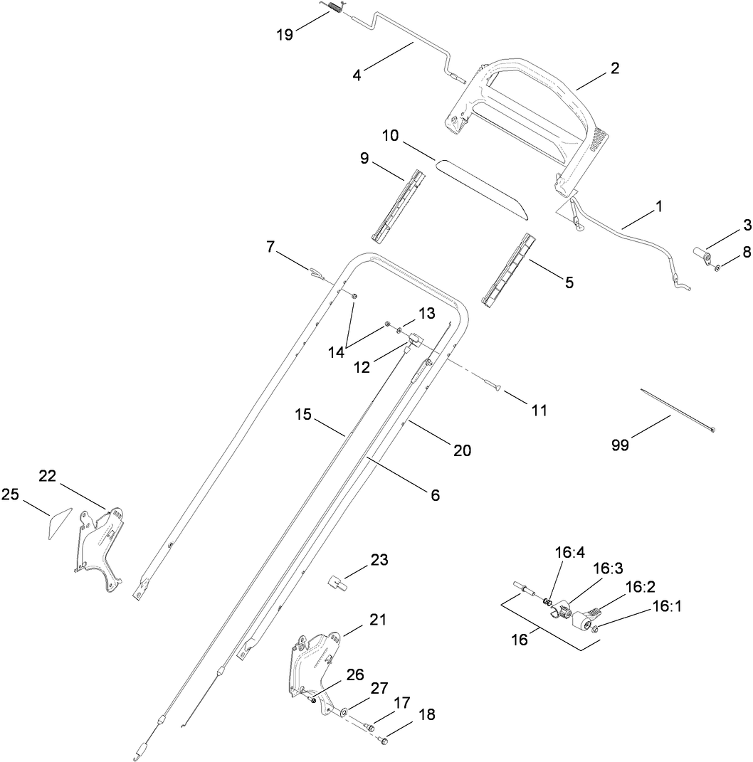 Upper Handle Assembly