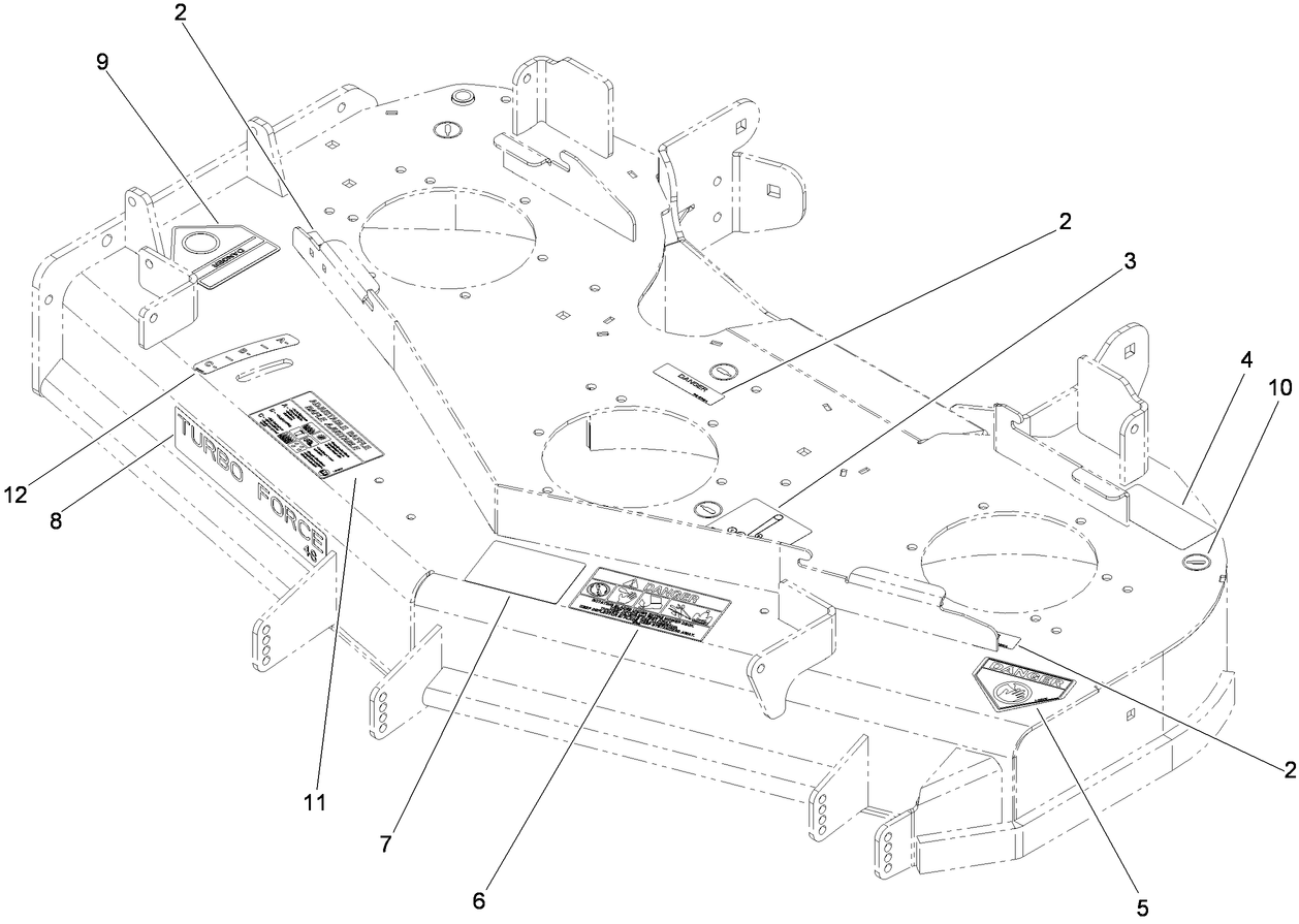 Deck Decal Assembly No. 114-5805