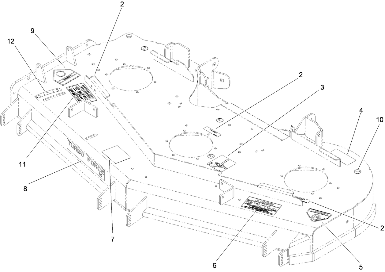 Deck Decal Assembly No. 114-5815