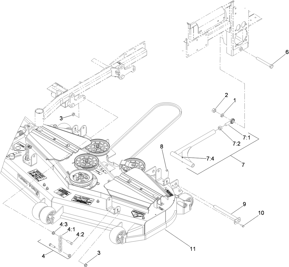 Deck Connection Assembly
