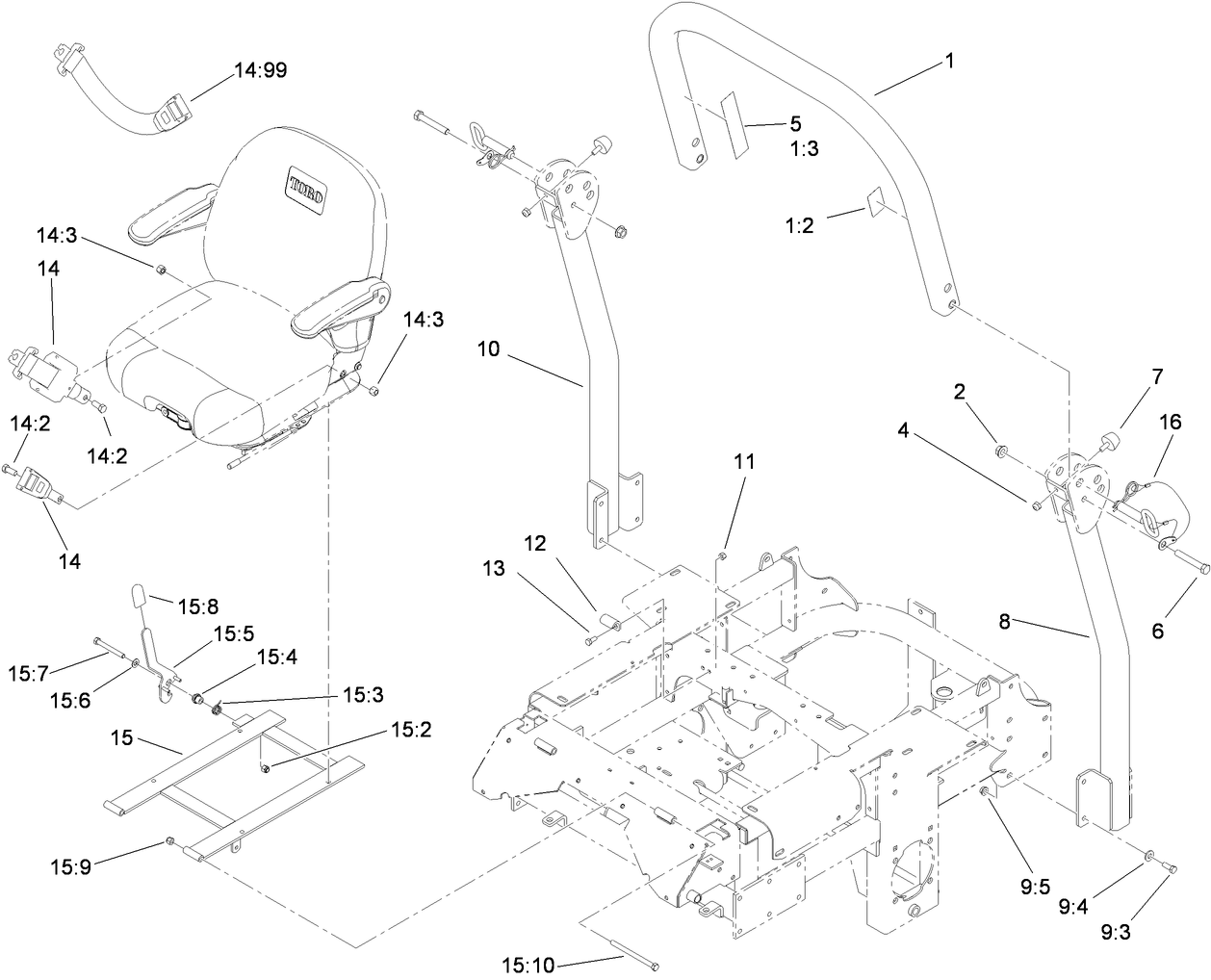 Roll-Over Protection System Assembly No. 110-0877