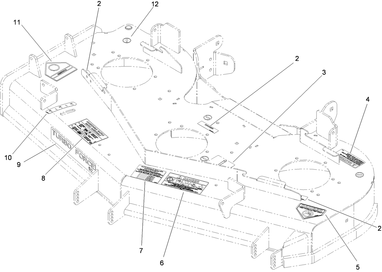 Deck Decal Assembly No. 112-4190