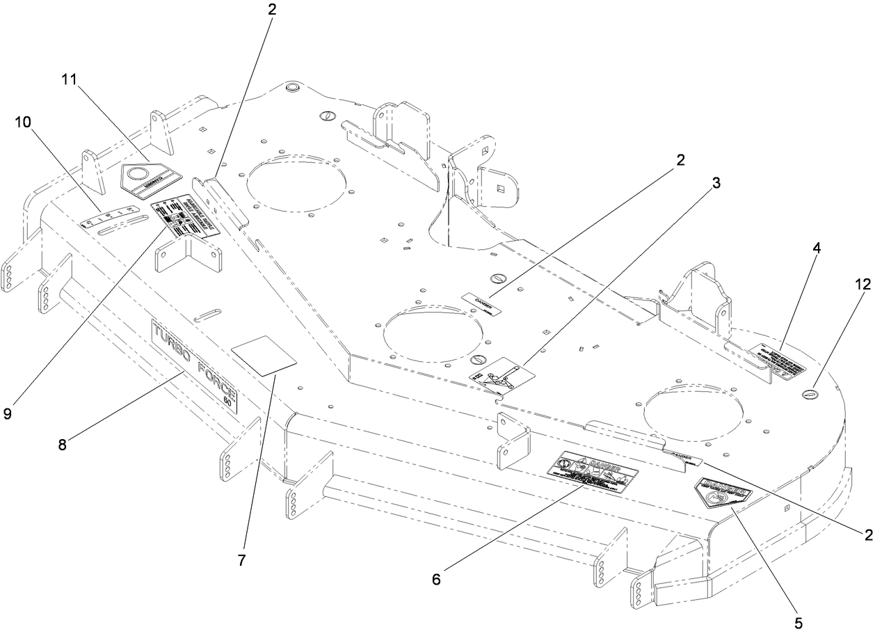 Deck Decal Assembly No. 112-4180