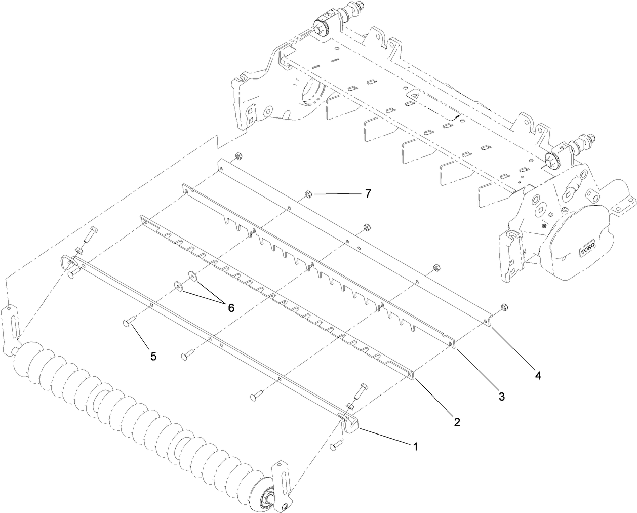 Comb/Scraper Assembly