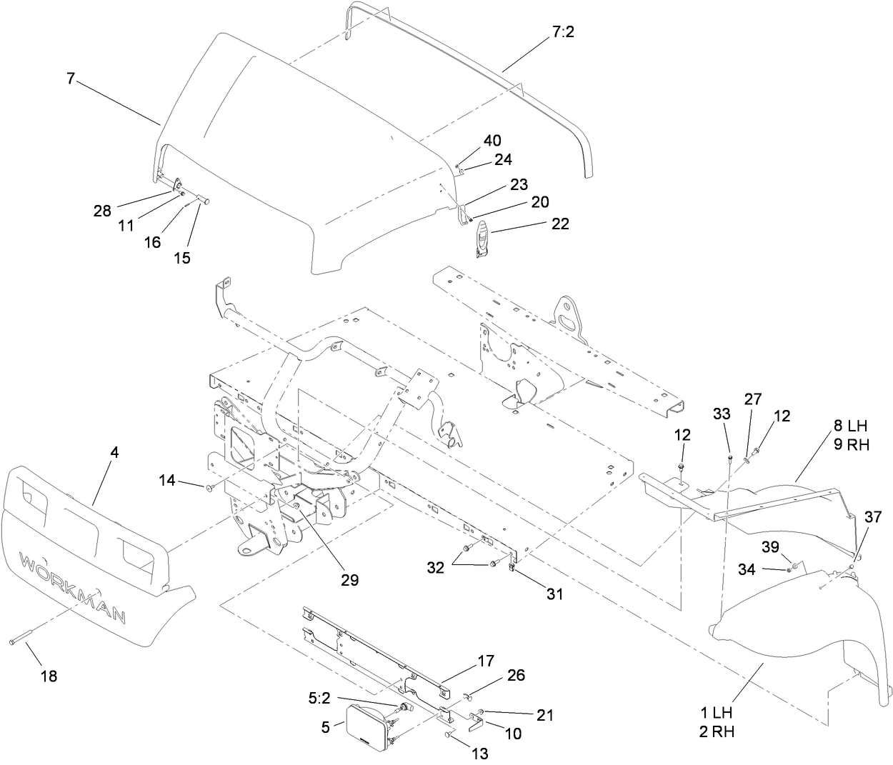 Hood and Fender Assembly